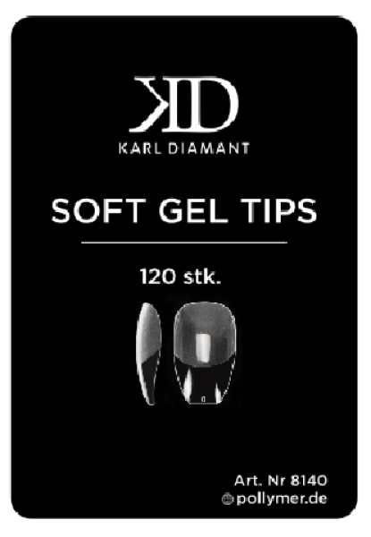 Soft Gel Tips  120 Stk. Karl Diamant